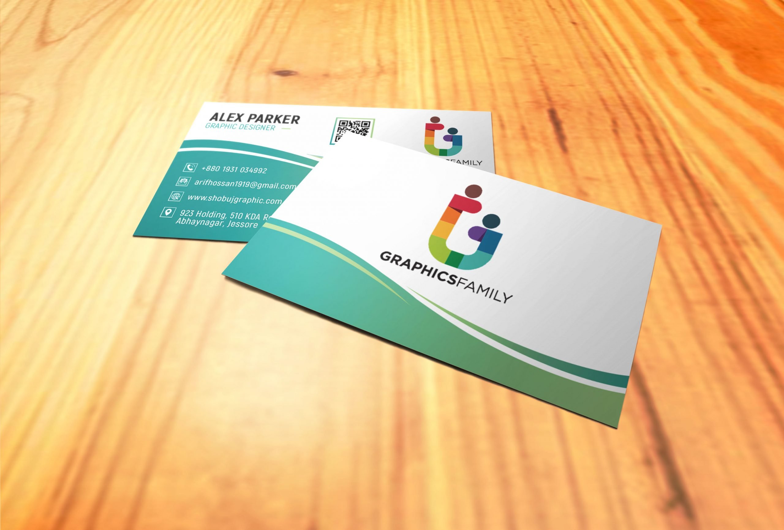 Free PSD Market Research Business Card Template