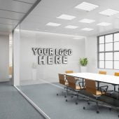 Free Office Logo Mockup