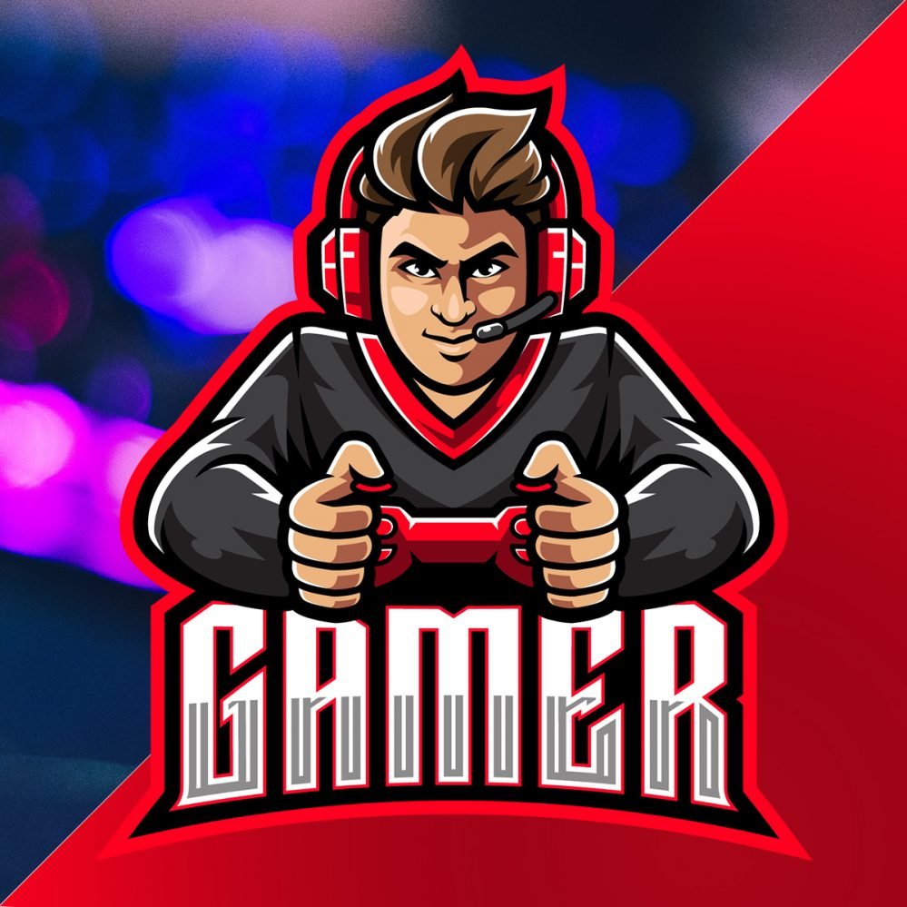 Free Gaming Logo Mascot – GraphicsFamily