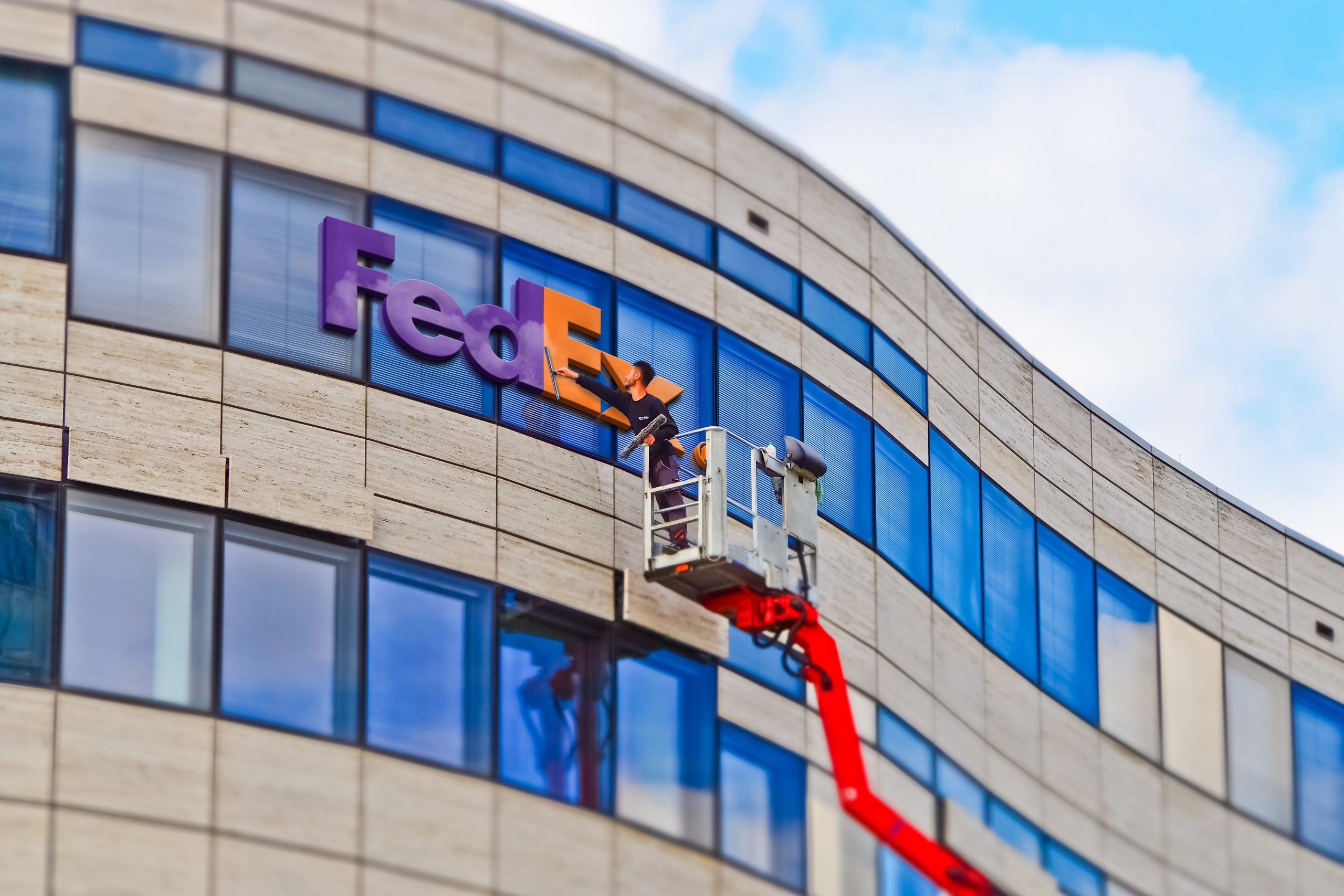 Fedex Logo Famous Company Logo Mockup Download