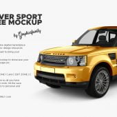 Free Range Rover Sport Mockup