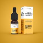 Free Dropper Bottle Mockup