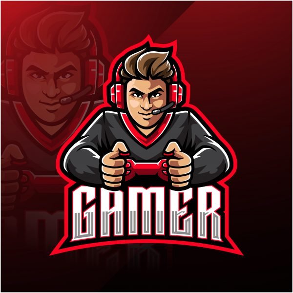 Free Gaming Logo Mascot – GraphicsFamily