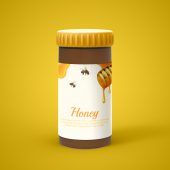 Free Honey Jar Mockup