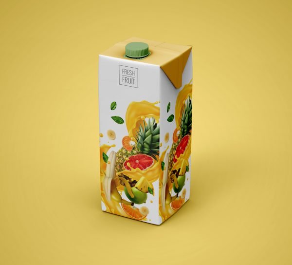 Download Free Paper Juice Box Mockup - GraphicsFamily