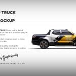 Free Pickup Truck Mockup