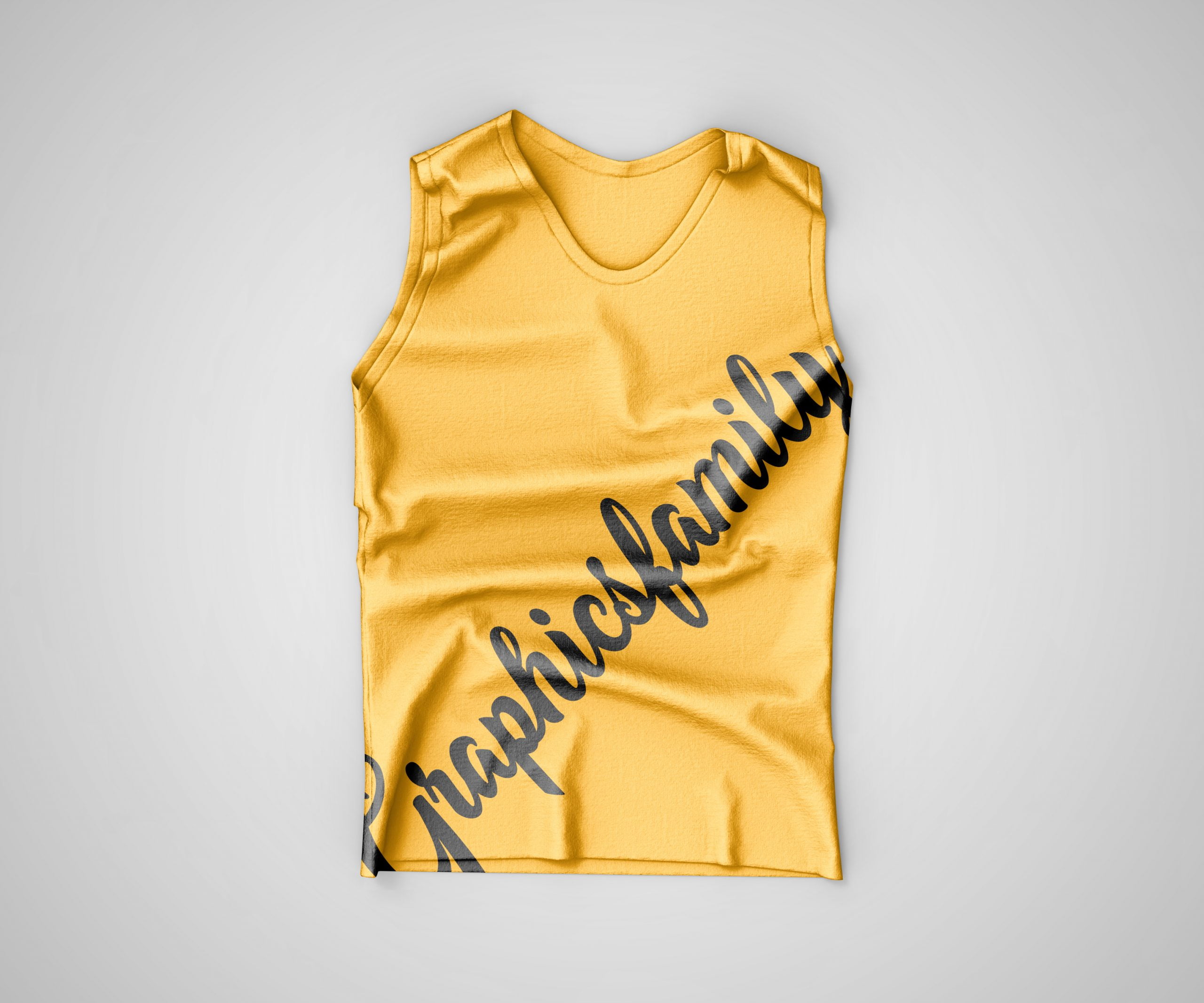 Download Free Tank Top Mockup - GraphicsFamily