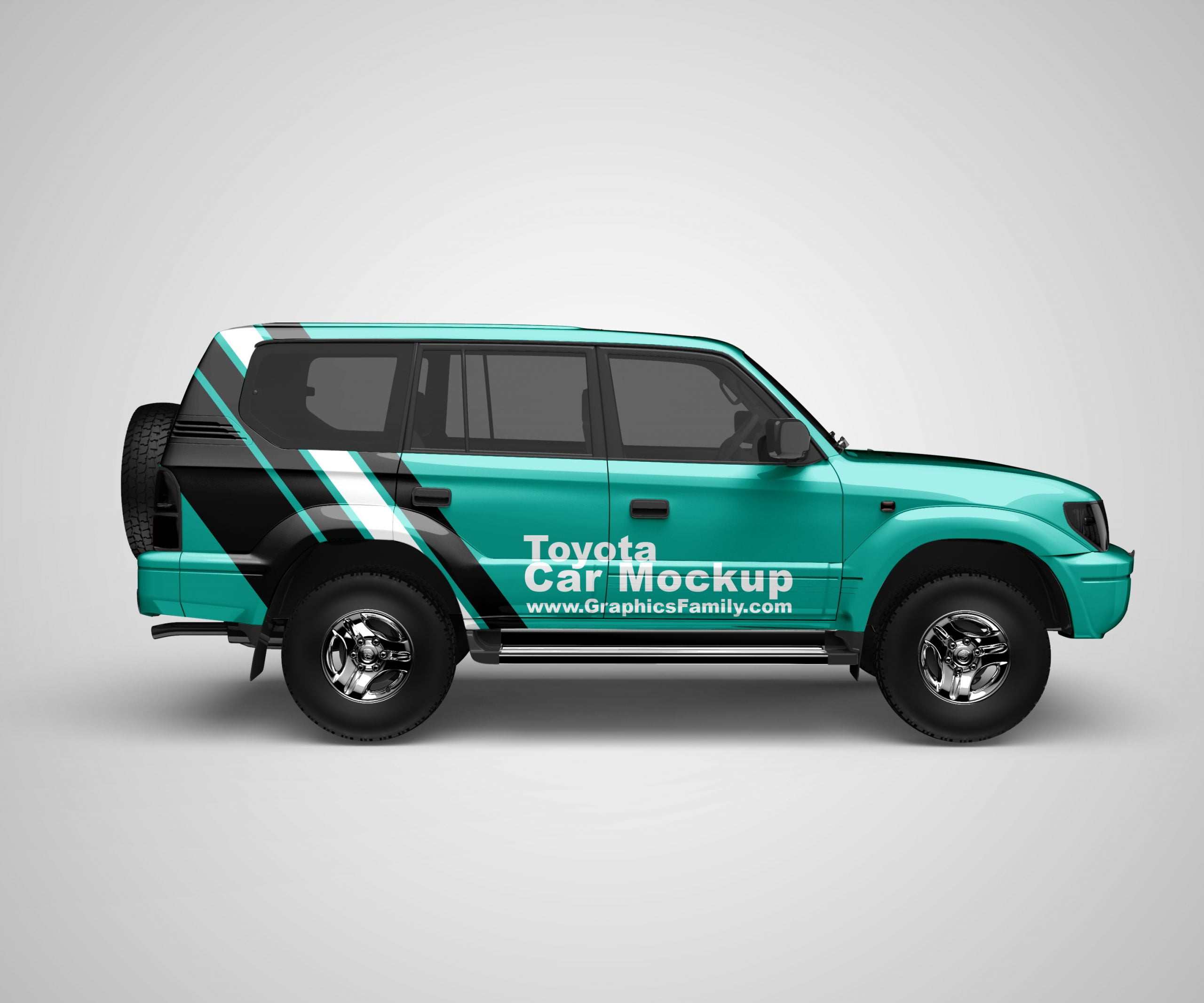 Download Free Toyota Land Cruiser Mockup Graphicsfamily