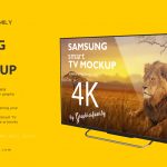 Free Samsung Smart TV Mockup