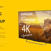 Free Samsung Smart TV Mockup