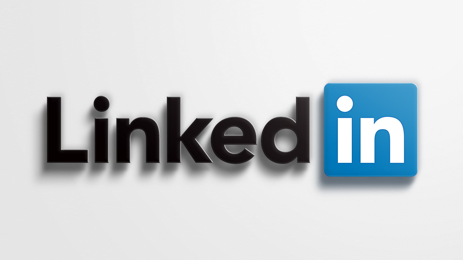 Linkedin Logo 3D Logo Mockup With Realistic Shadow by GraphicsFamily