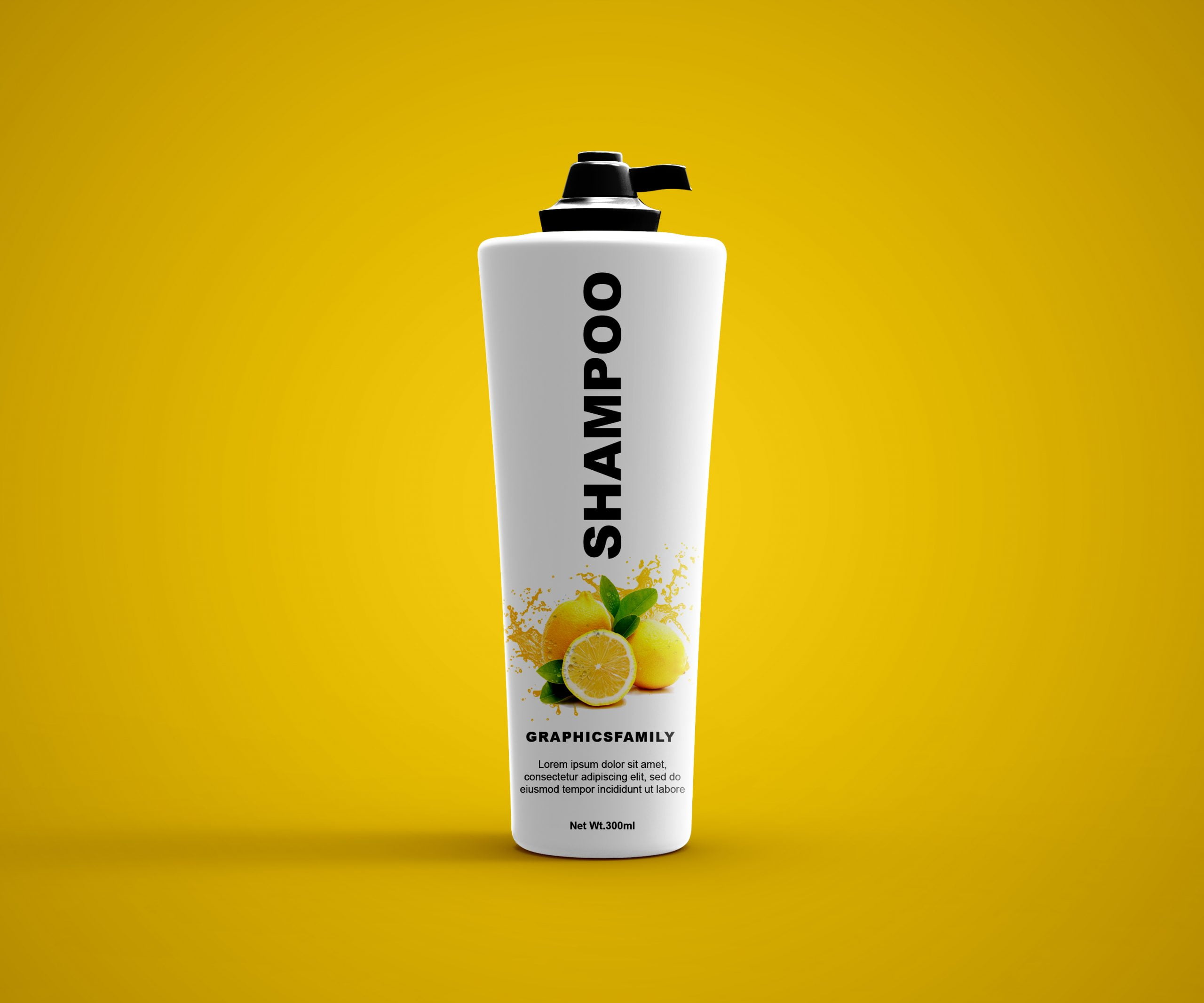 Yellow-Background-Free-Shampoo-Cosmetic-Bottle-Mockup