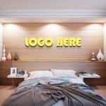 Free Bedroom Logo Mockup