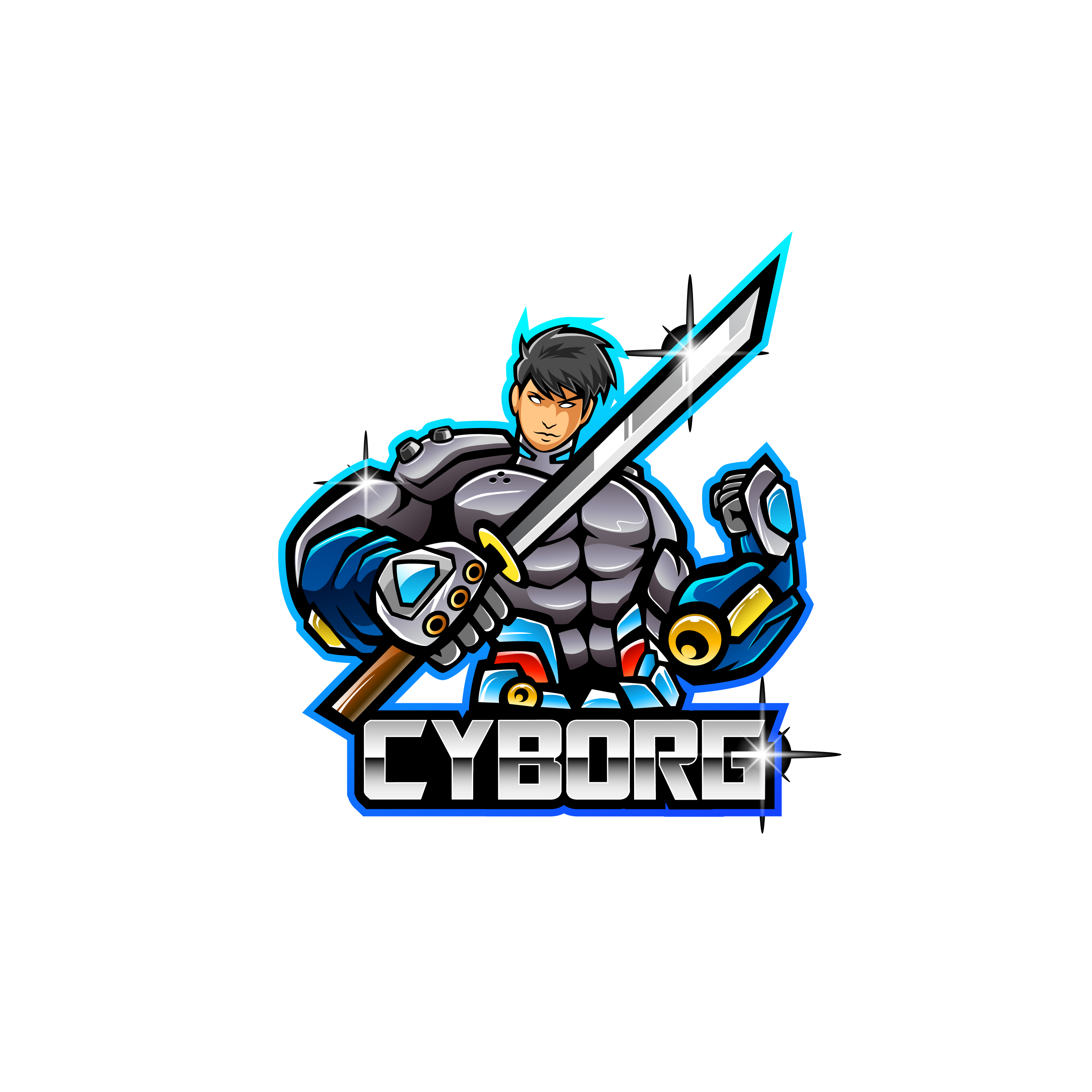 Cyborg Logo by DrawingJakeM on DeviantArt