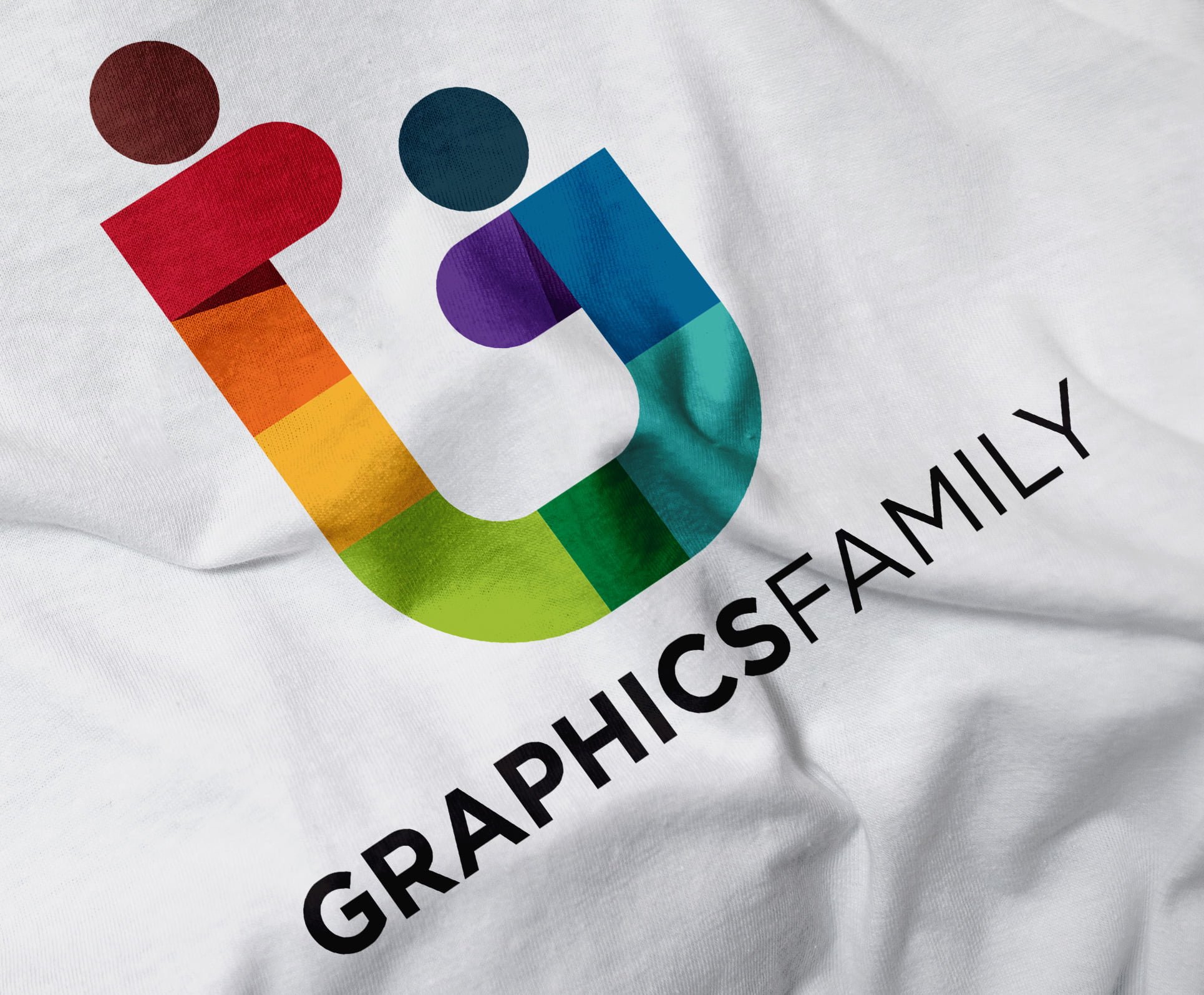 Free T-Shirt & Tag Mockup by GraphicsFamily
