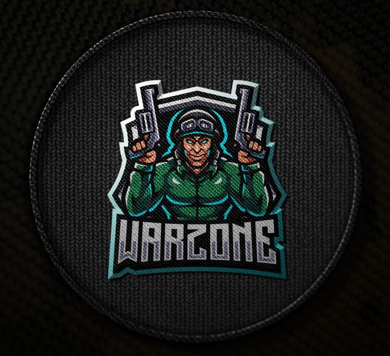 Free Warzone Gaming Mascot Logo – GraphicsFamily