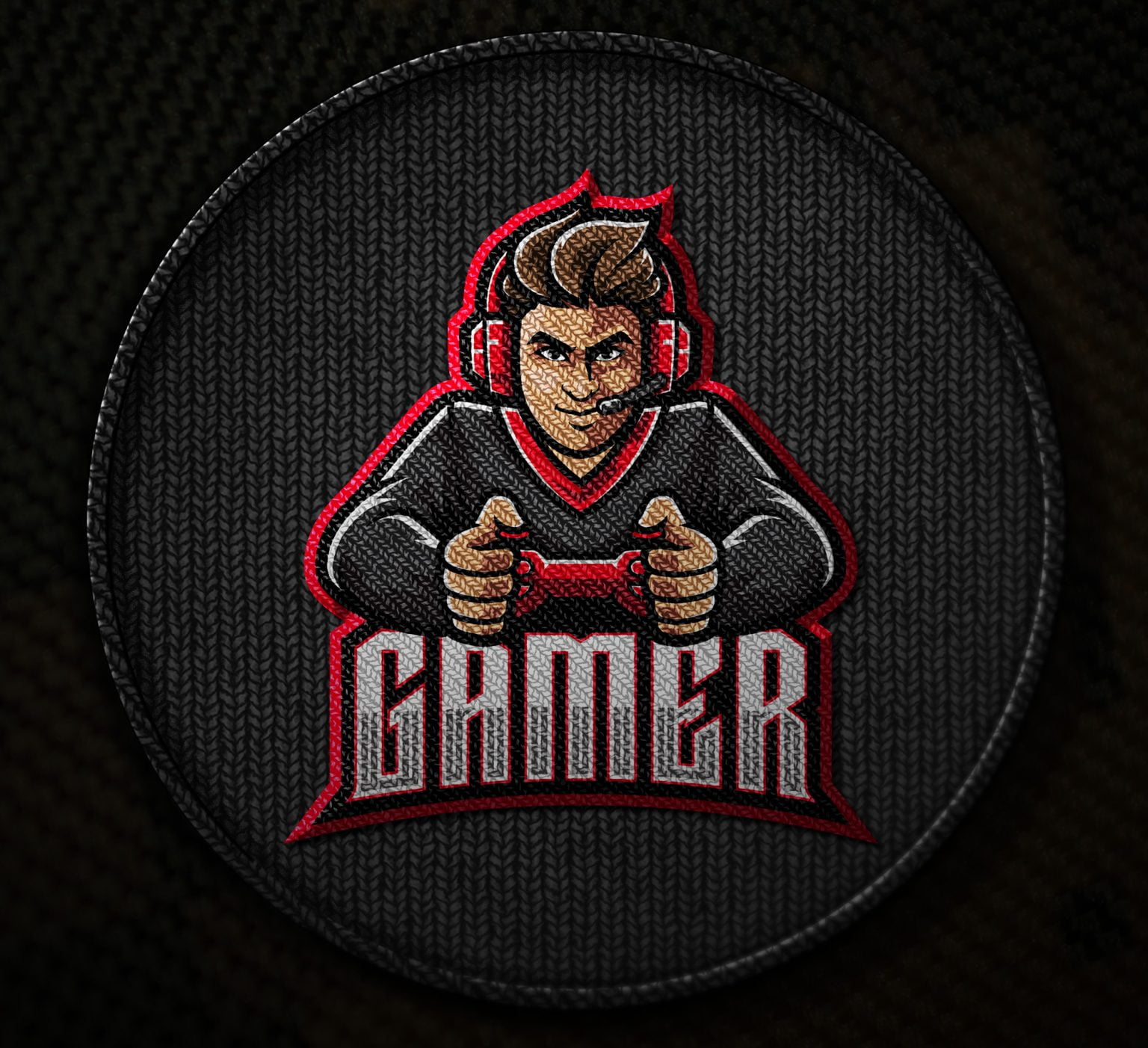 Free Gaming Logo Mascot – GraphicsFamily