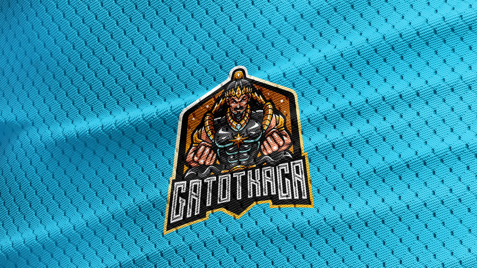 Free-Gatotkaca-Blue-Jersey-Texture-Mascot-Logo
