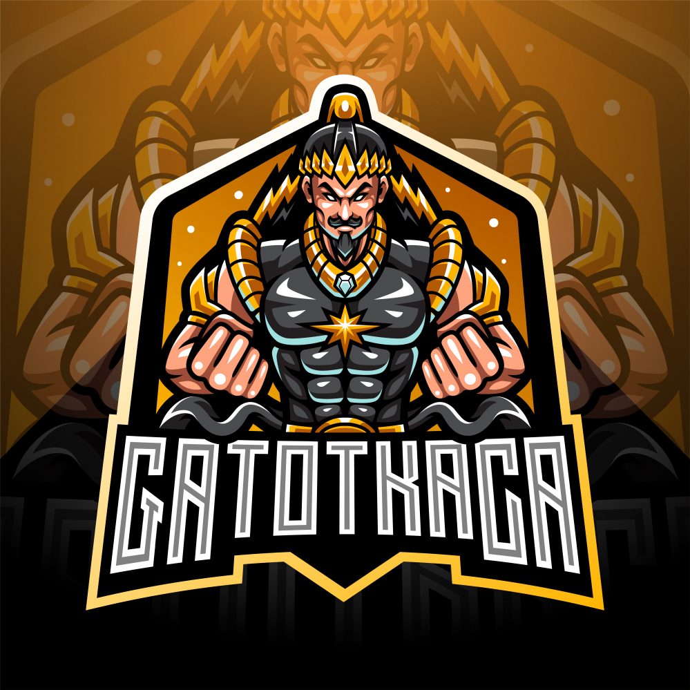 Free Gatotkaca Mascot Logo