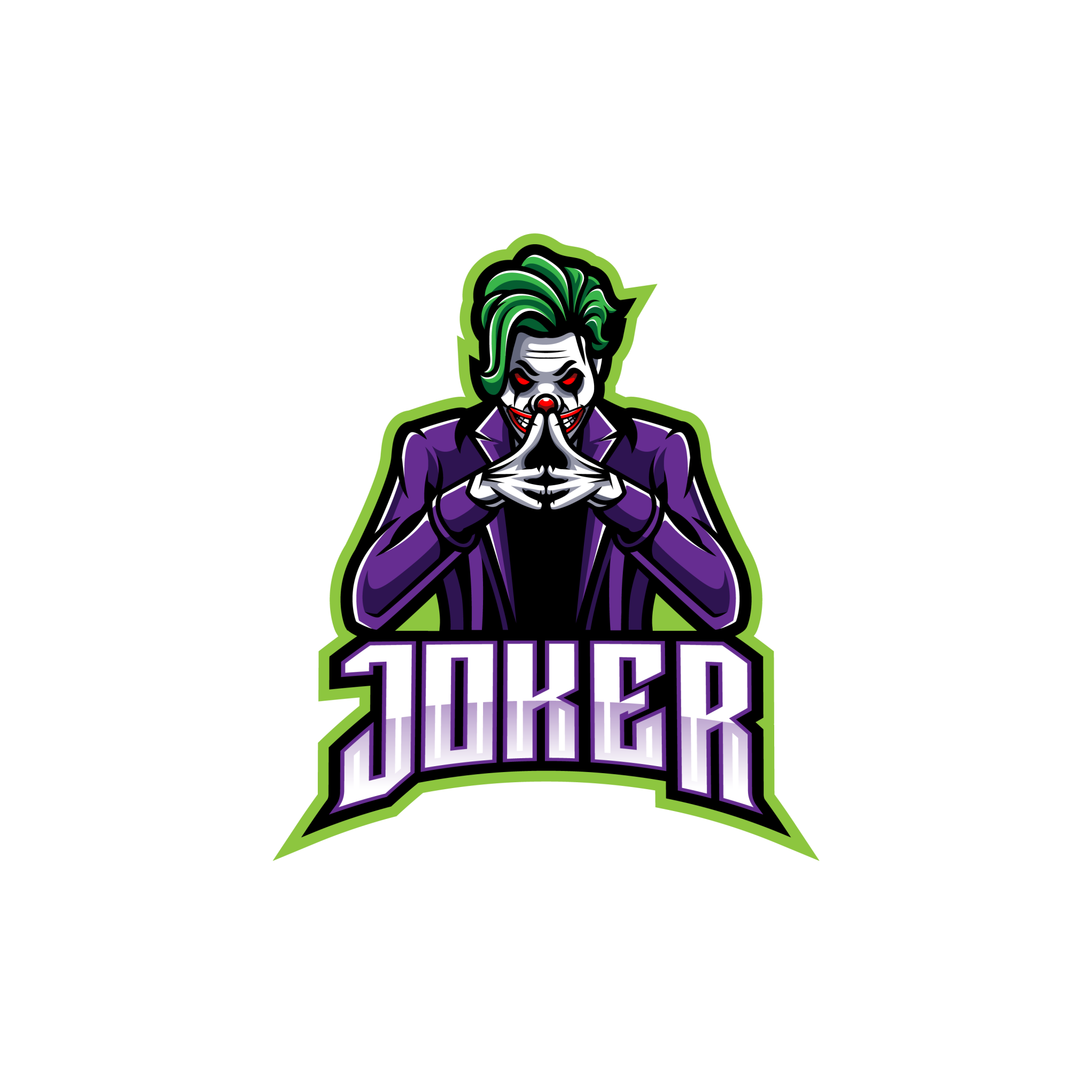 Free Joker Logo Mascot – GraphicsFamily