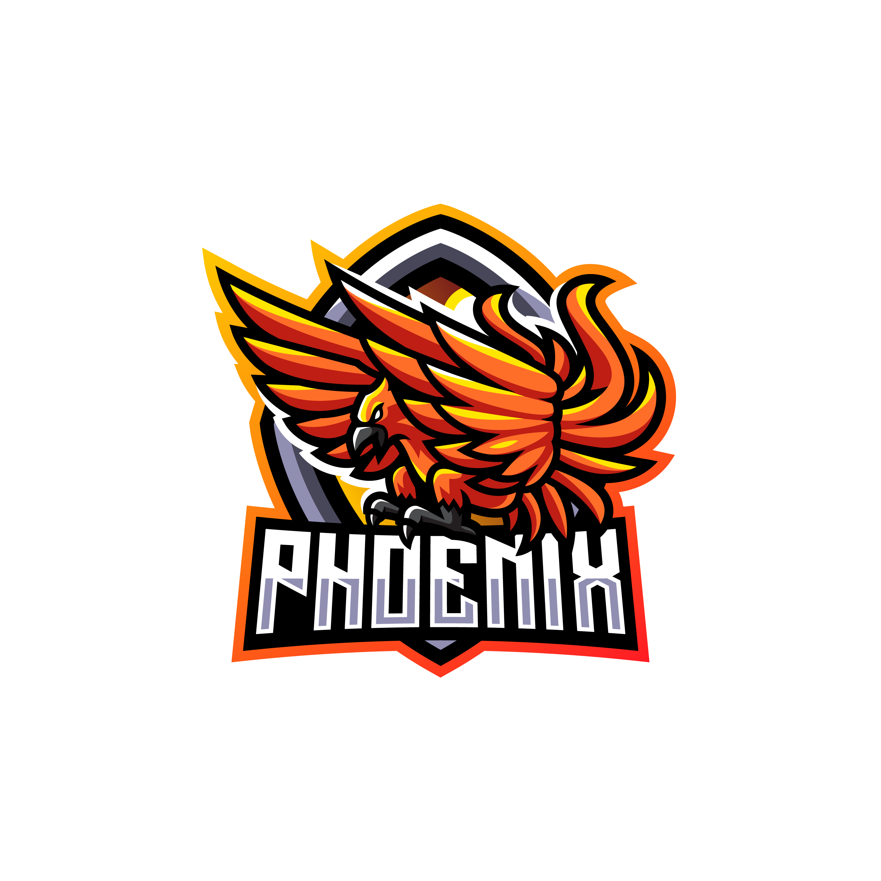 Phoenix Vector Design Images, Phoenix Png, Phoenix, Phoenix Logo, Phoenix  Esport PNG Image For Free Download