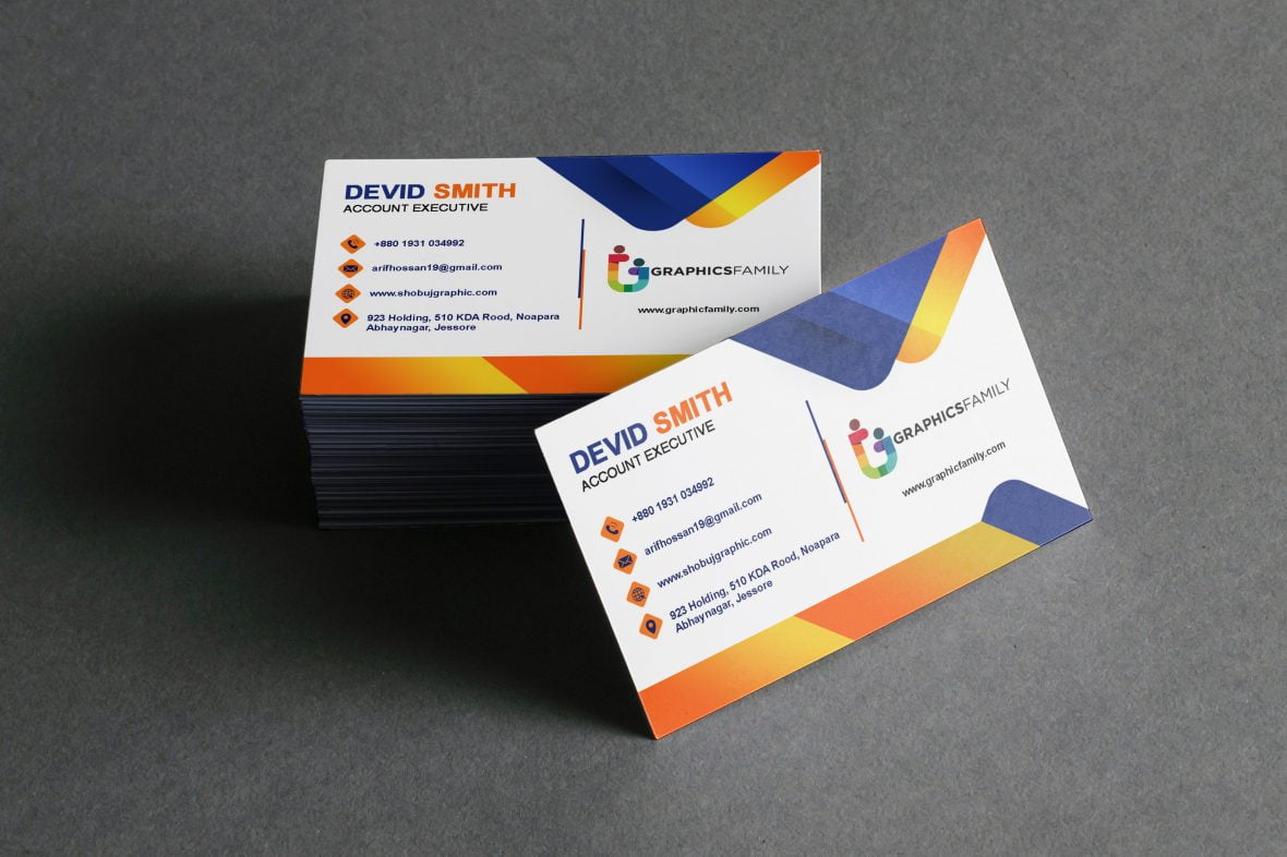 Free Business Card Mockup – GraphicsFamily