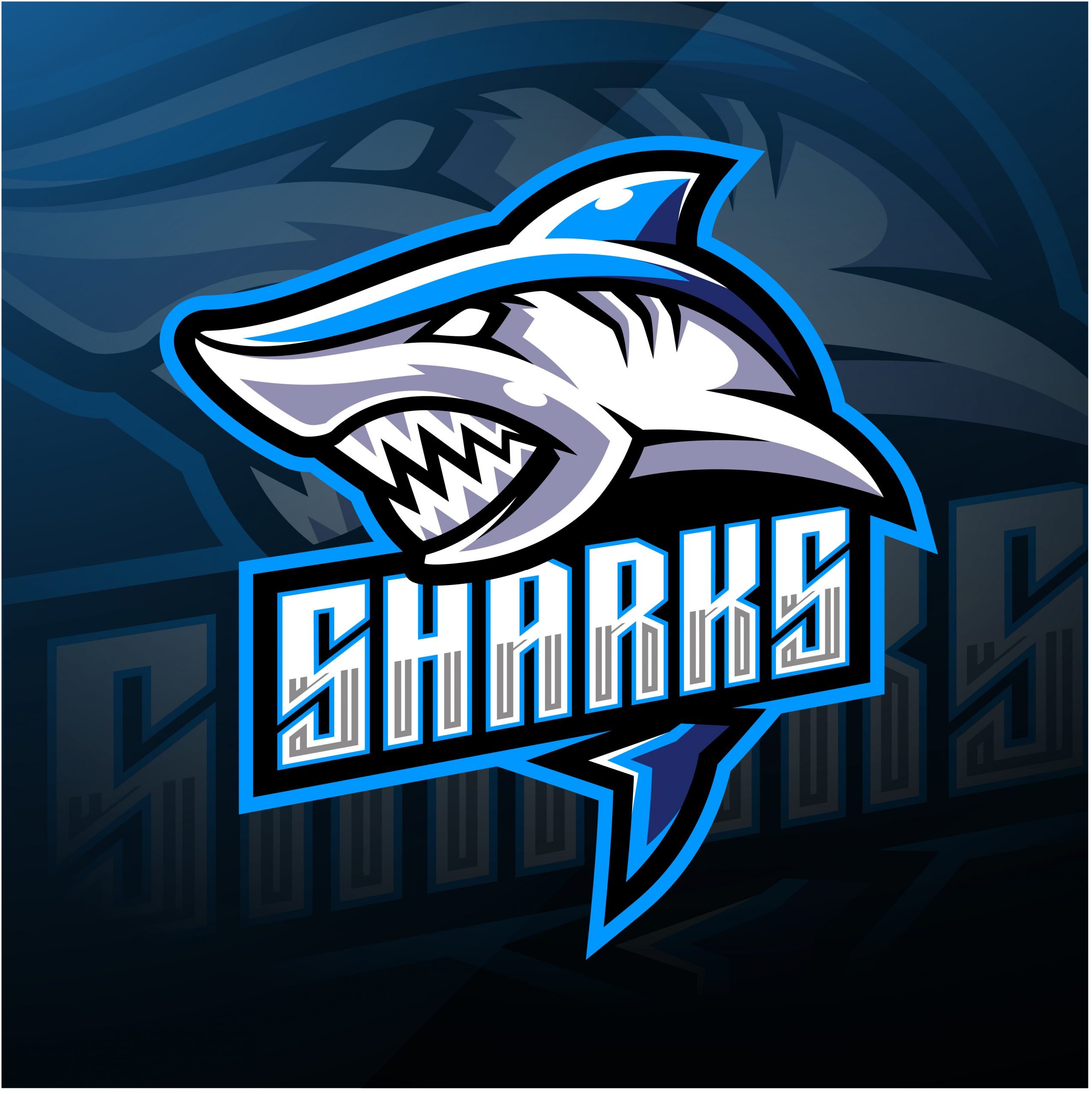 Free Shark Logo Mascot - GraphicsFamily