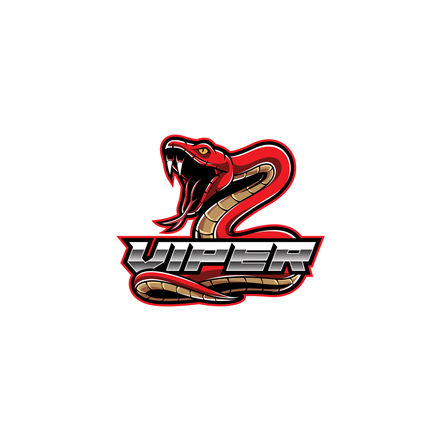 Free Viper Logo Mascot – GraphicsFamily