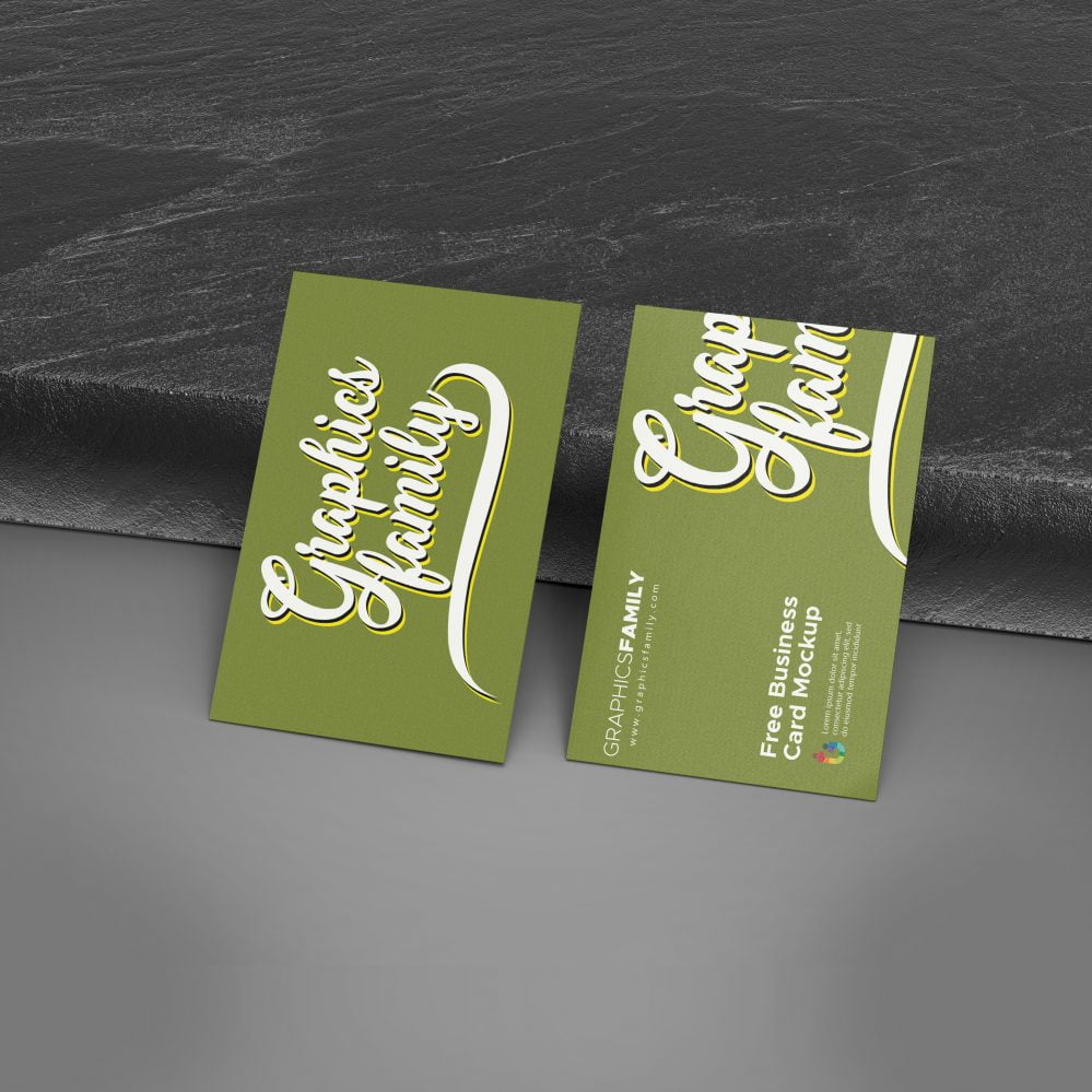 20 Amazing Business Card Mockups with Free PSD Files