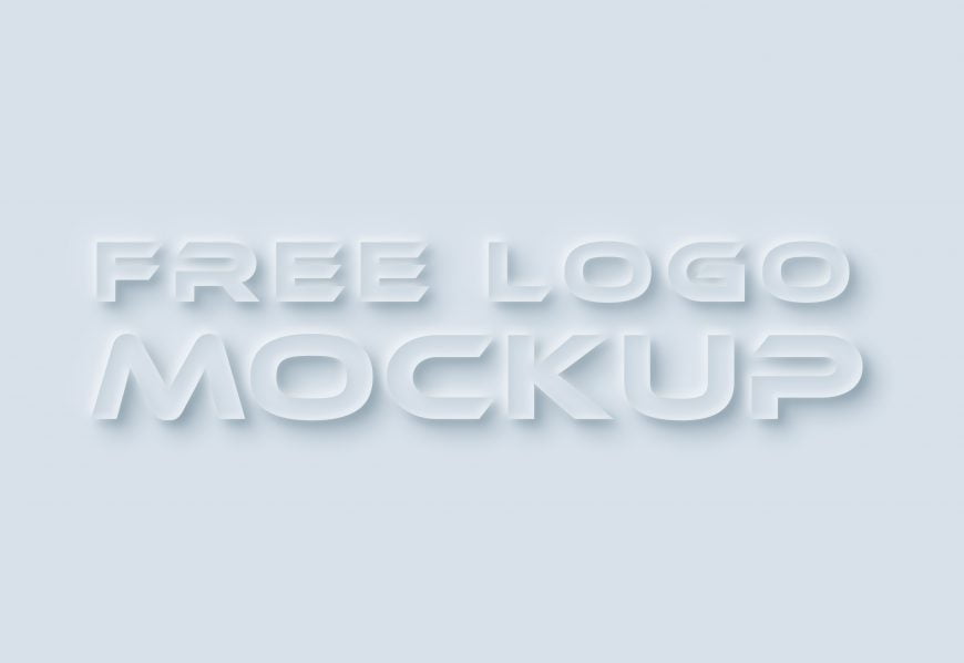 Neumorphism-Logo-Mockup-Download