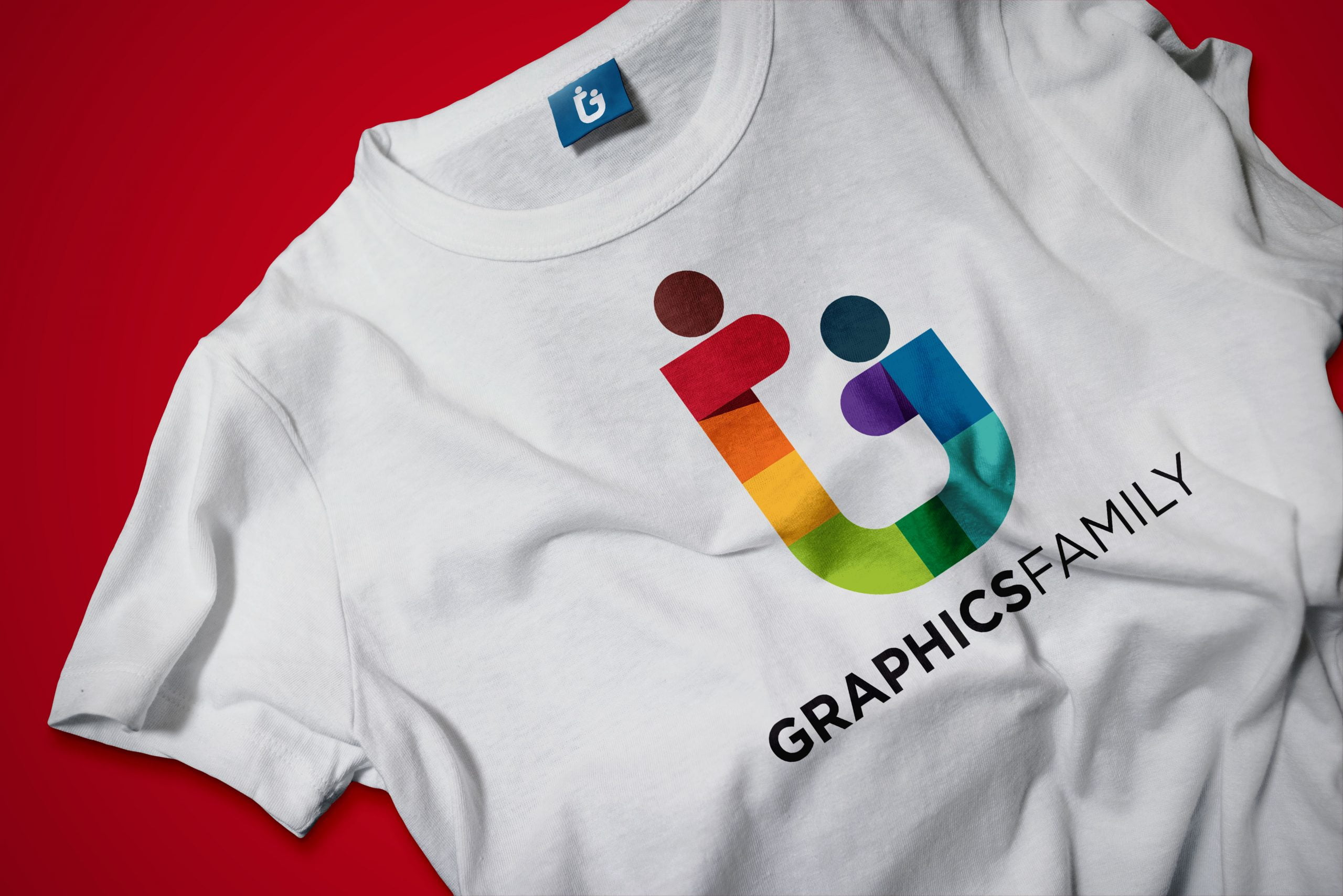 Download Free T Shirt Tag Mockup Graphicsfamily