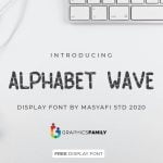 Alphabet Wave Font