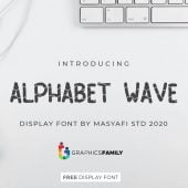 Alphabet Wave Font