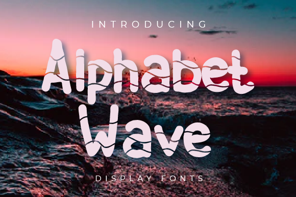 Alphabet-Wave-Font Free Download