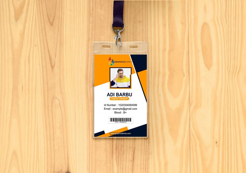 Best Employee Id Card Design Free PSD GraphicsFamily