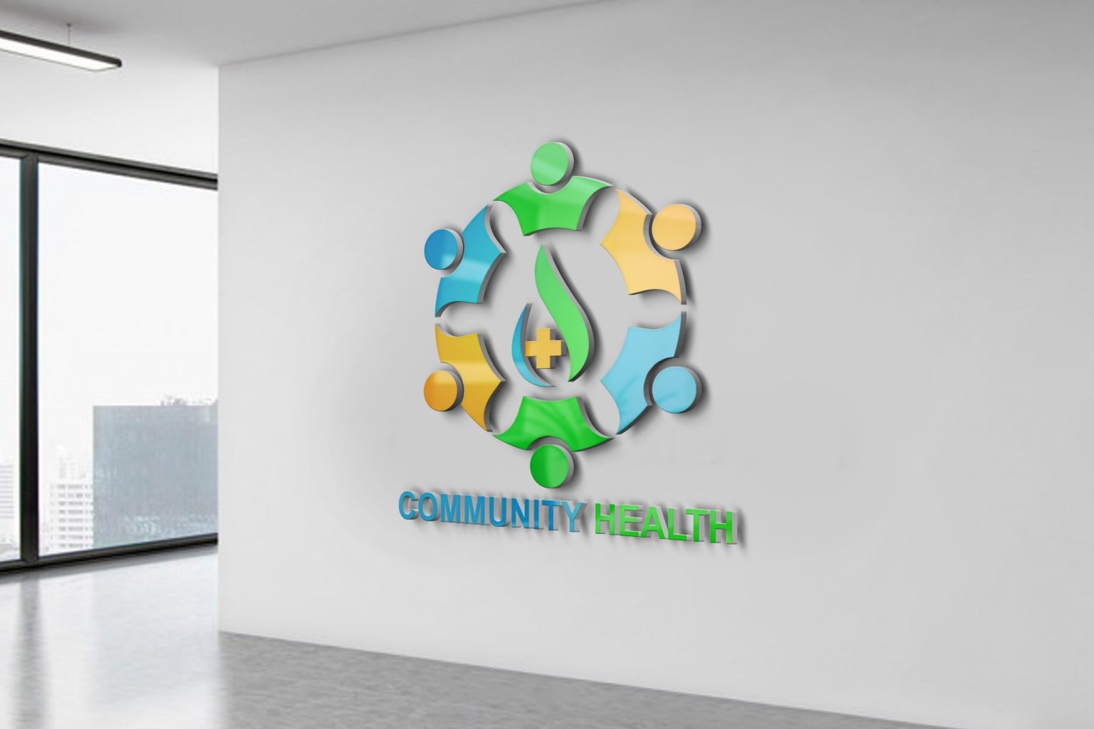 Community Health Programs Graphics Sticker Community Health Logo Design – GraphicsFamily