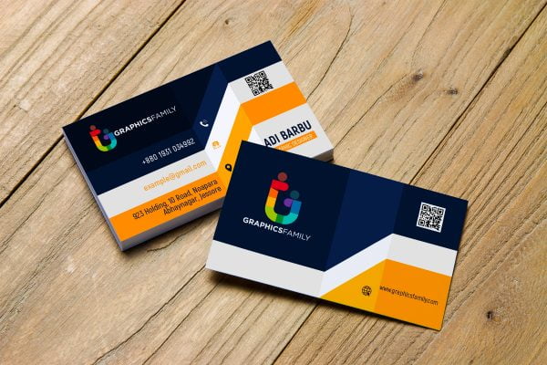 Elegant Realistic 3D Business Card Design – GraphicsFamily