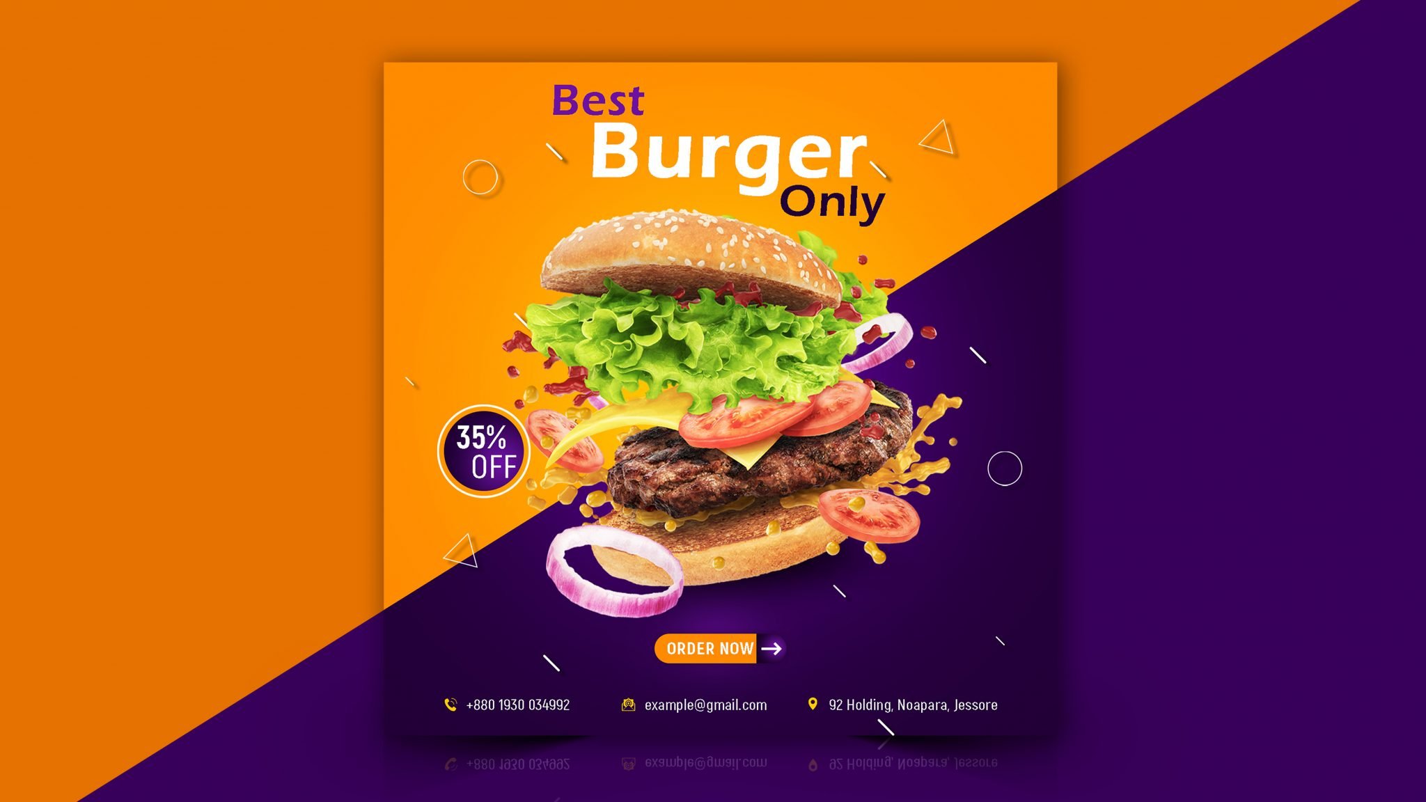 Food Post Design for Instagram – GraphicsFamily