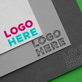 Carboard Logo Mockup