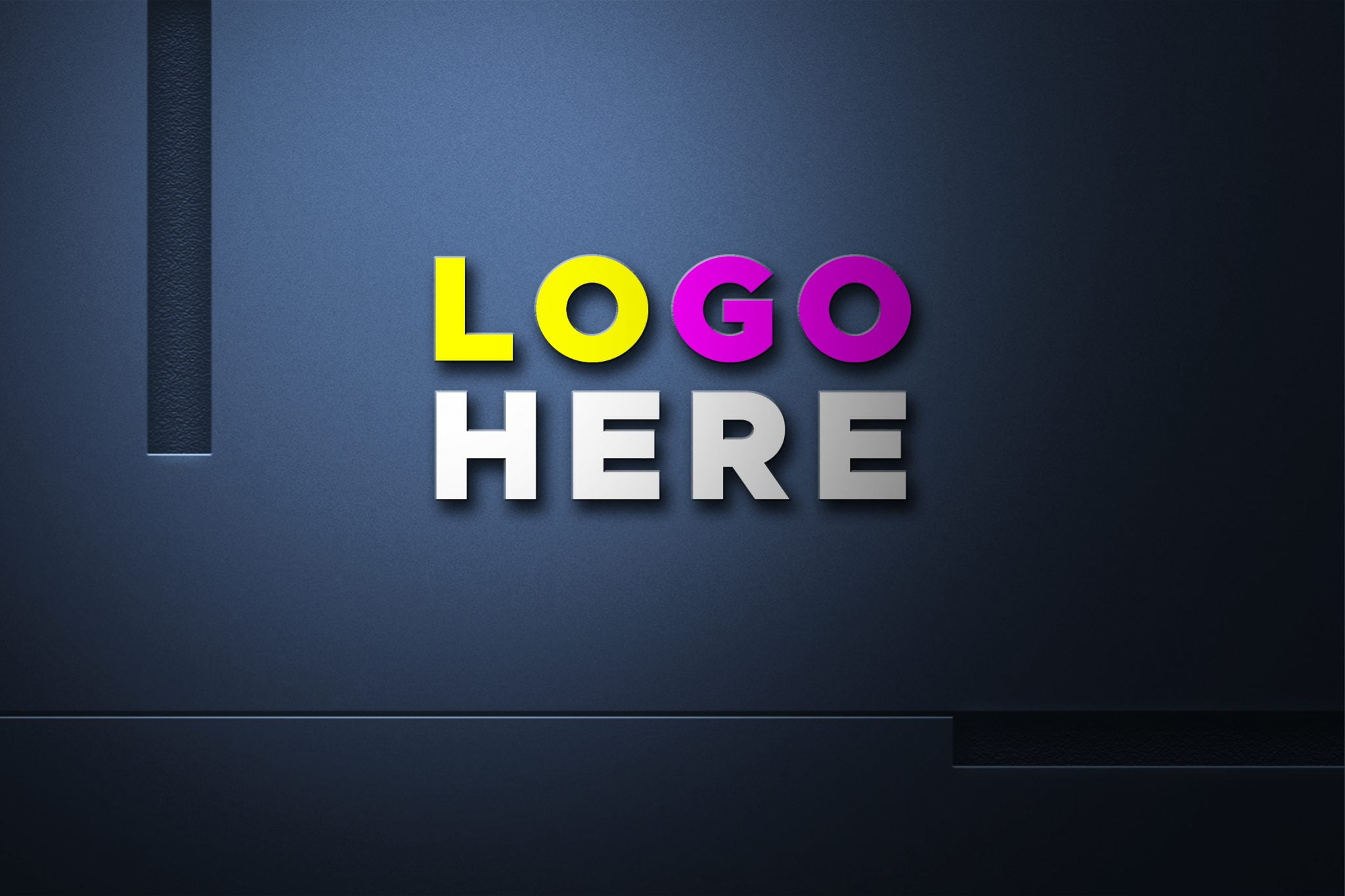 Photoshop Logo Illustration Mockup – GraphicsFamily