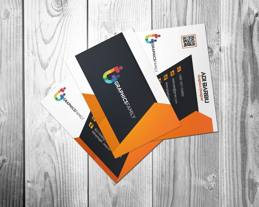 Top Quality Modern Business Card Template GraphicsFamily