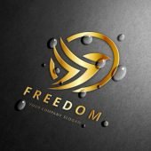 Free Embossed Logo Mockup with Water Drops