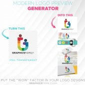 Modern Logo Preview Generator