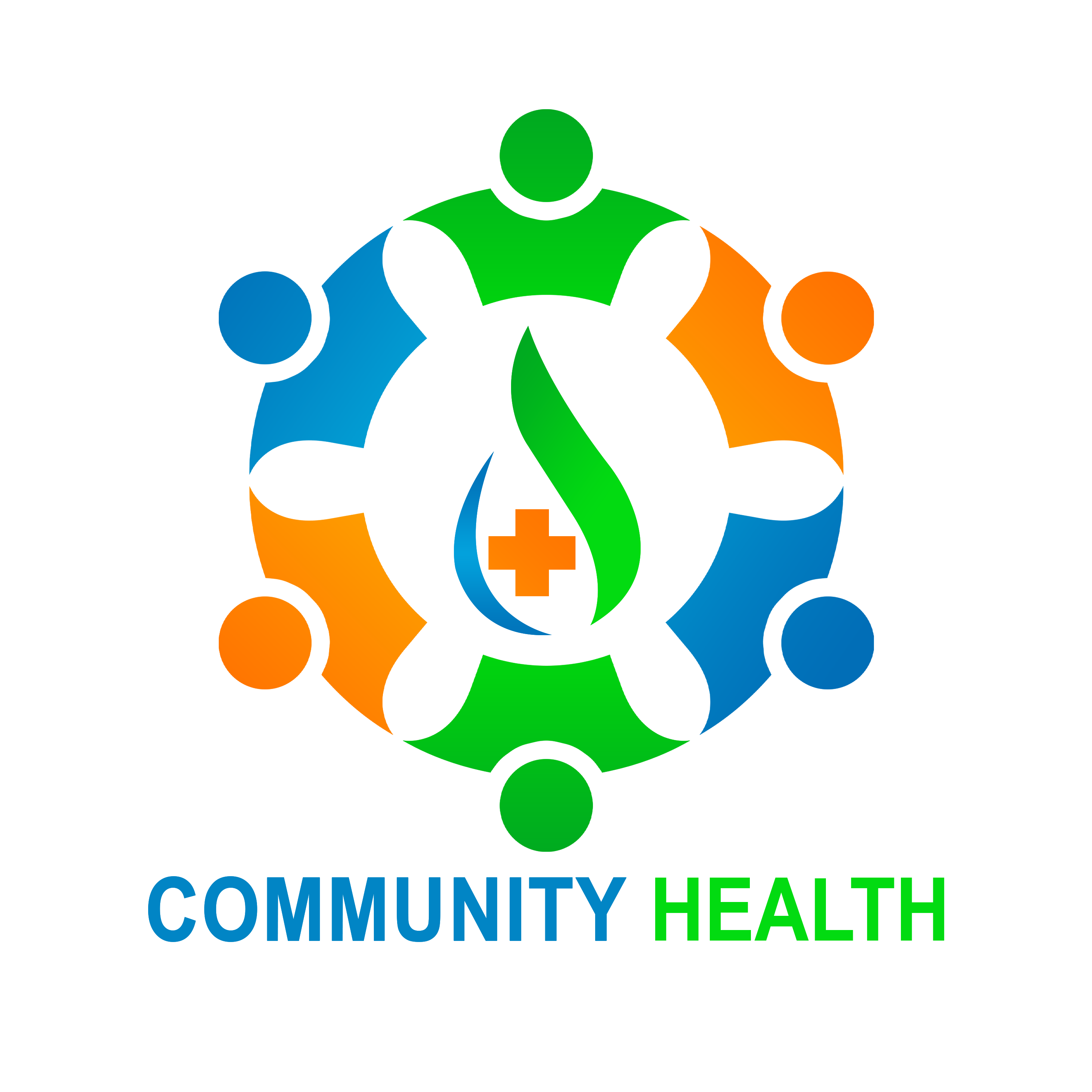 Community Health Logo Design GraphicsFamily