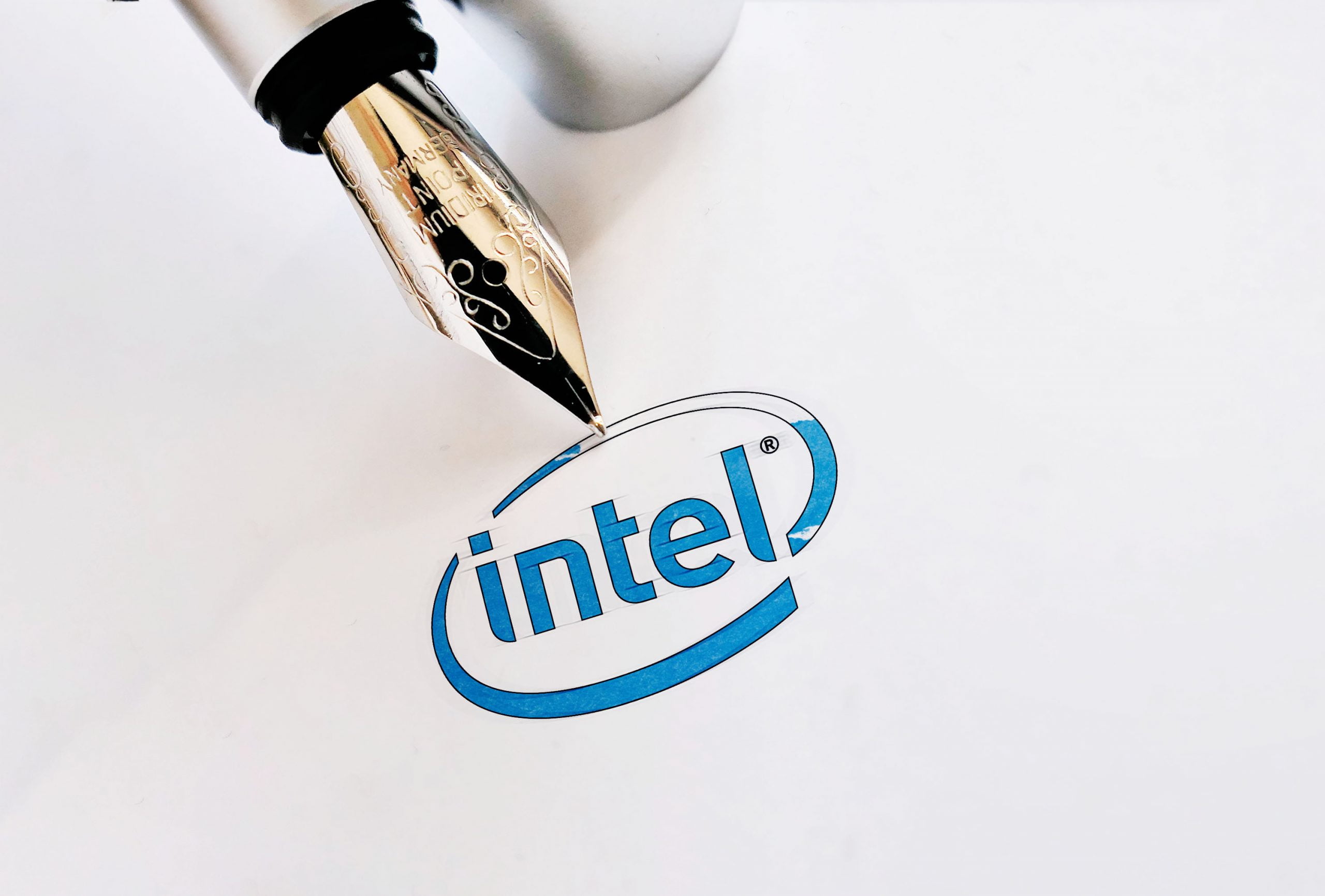 Ink Pen Logo Mockup 01 Intel