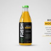 Juice Bottle Mockup