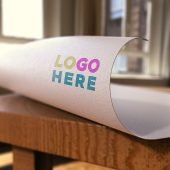 Free Paper Pressed Logo Mockup