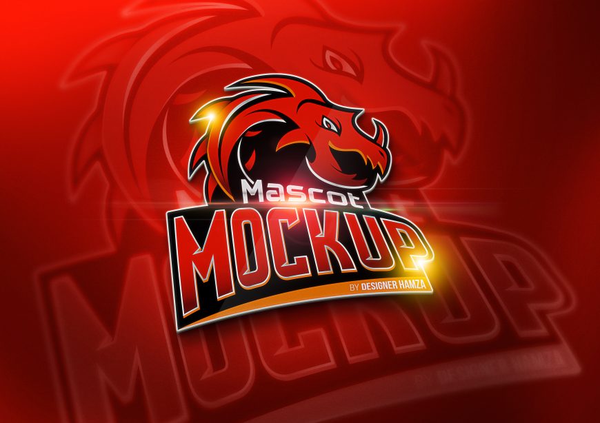 Mascot Logo Mockup – GraphicsFamily