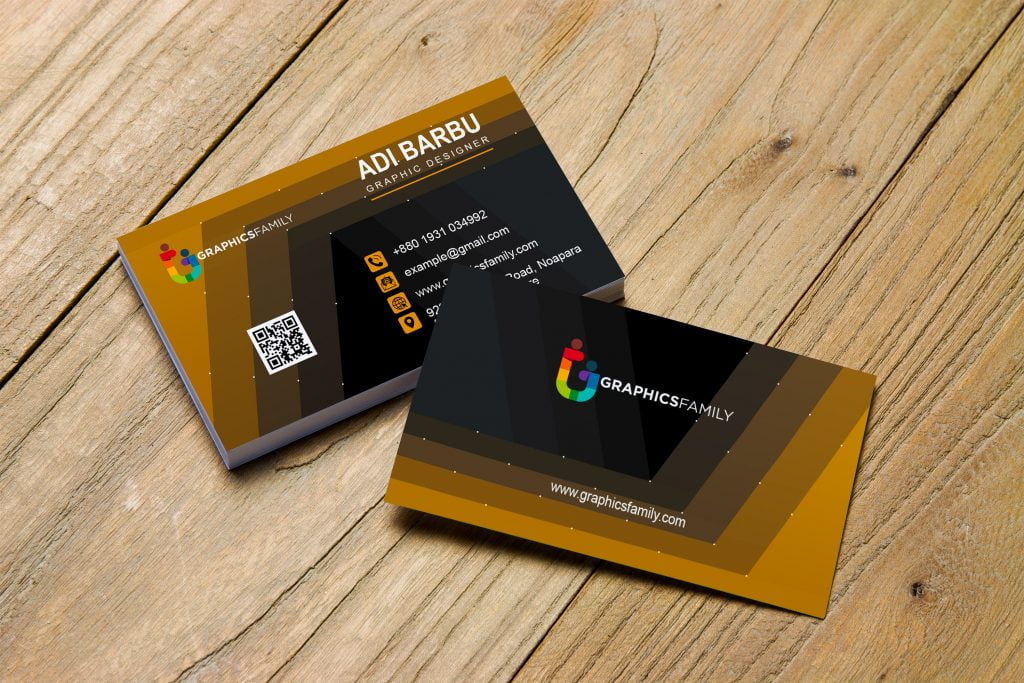 Modern Graphic Designer Business Card Design – GraphicsFamily