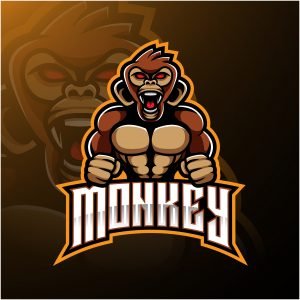 Monkey Esports Logo Design – GraphicsFamily